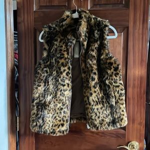 Jcrew fur vest